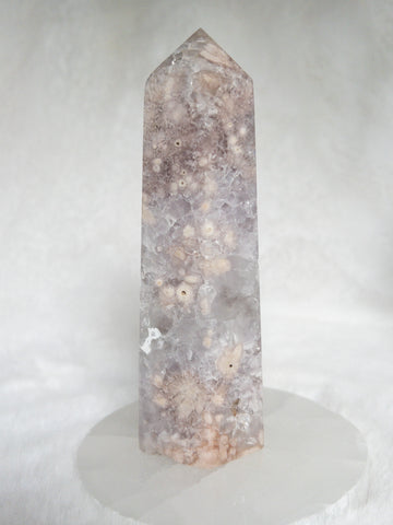 Amethyst flower agate tower