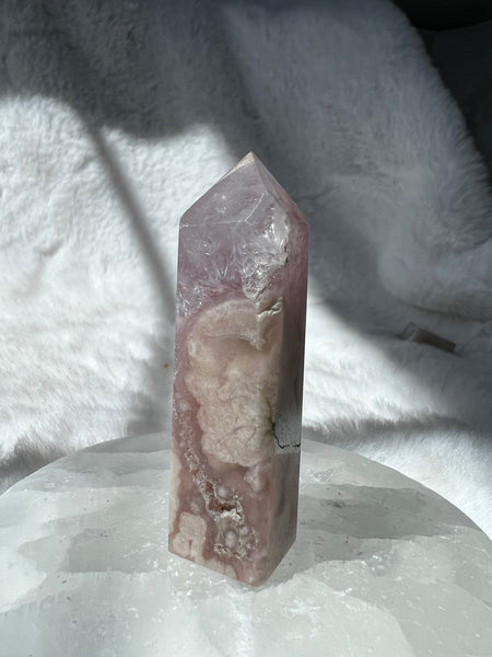 Amethyst flower agate